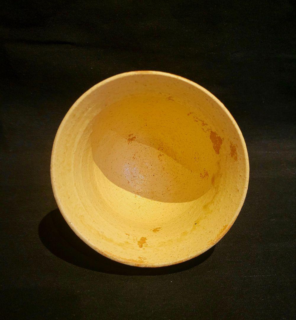 杉本泥牛　黄瀬戸　茶碗
