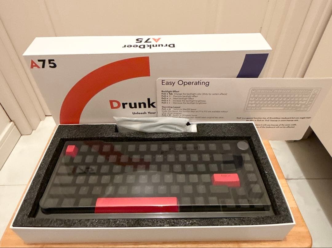 【極美品】DrunkDeer A75 メカニカルキーボード