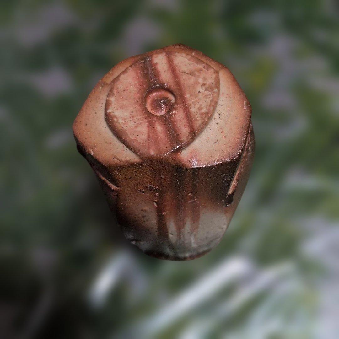 隠崎隆一の備前焼会の異端児の湯飲み木製箱のセット