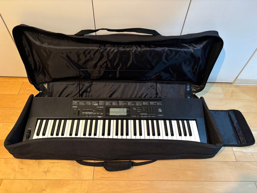 【美品】CASIO CTK-3500 電子キーボード CNB キーボードバッグ