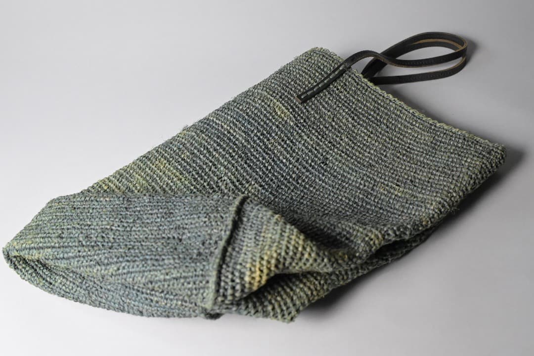 ラフィア トートバッグ 大容量 肩掛け可 夏バッグ グリーン レザー