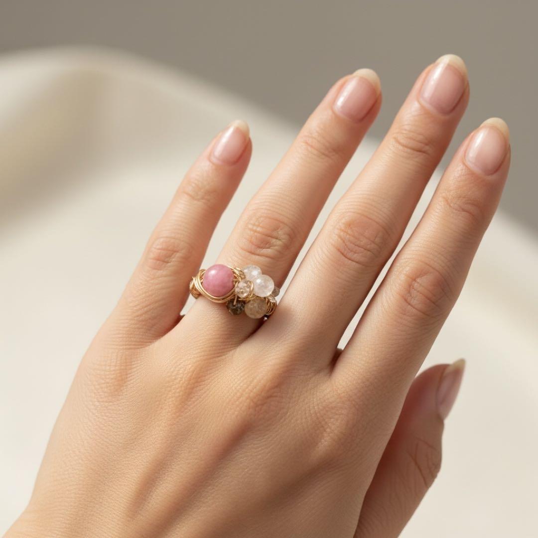 Birthday Element Ring 誕生日からみ挽き出す（守✖️助✖️願）