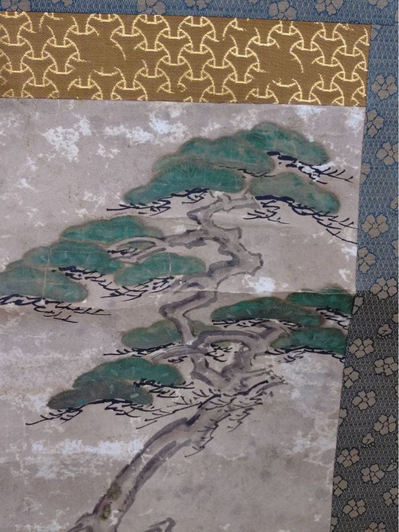 3-3392 掛軸　佐竹曙山　秋田蘭画