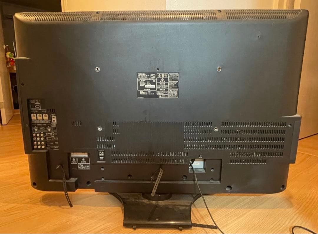 東芝42インチ液晶テレビHDD内蔵　リモコン取扱説明書付き　内部のホコリ清掃済み