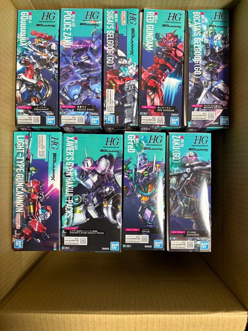 HG 1/144 GQuuuuuuX ジークアクス 15体　まとめ売り