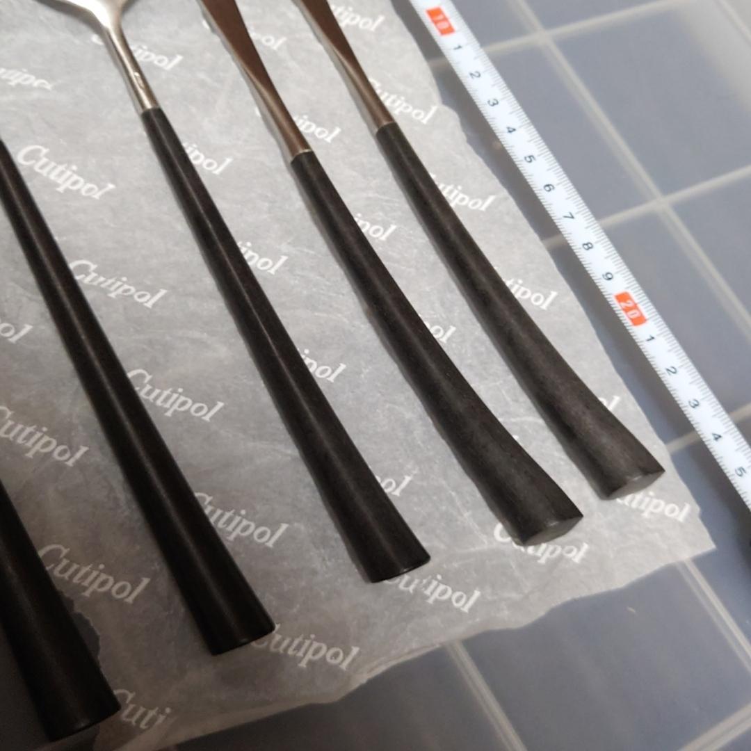 R*.様 6本セット Cutipol　クチポール　NOOR①　ナイフ　フォーク