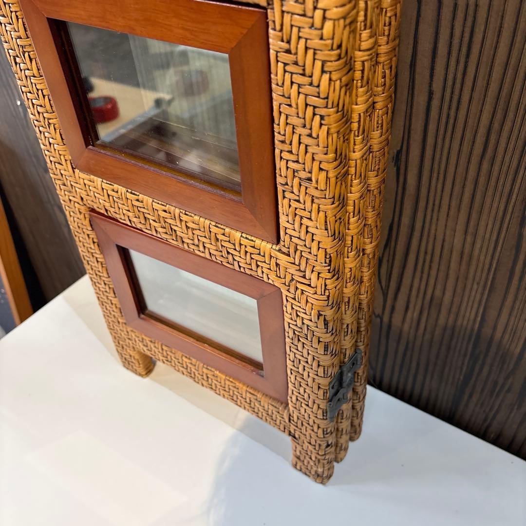 ラタン折りたたみフォトフレーム