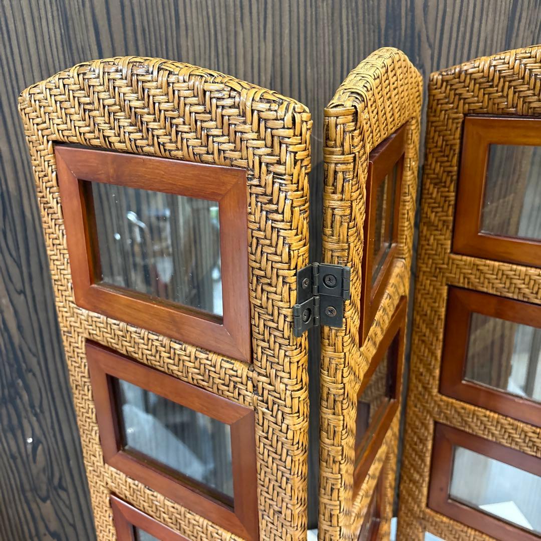 ラタン折りたたみフォトフレーム