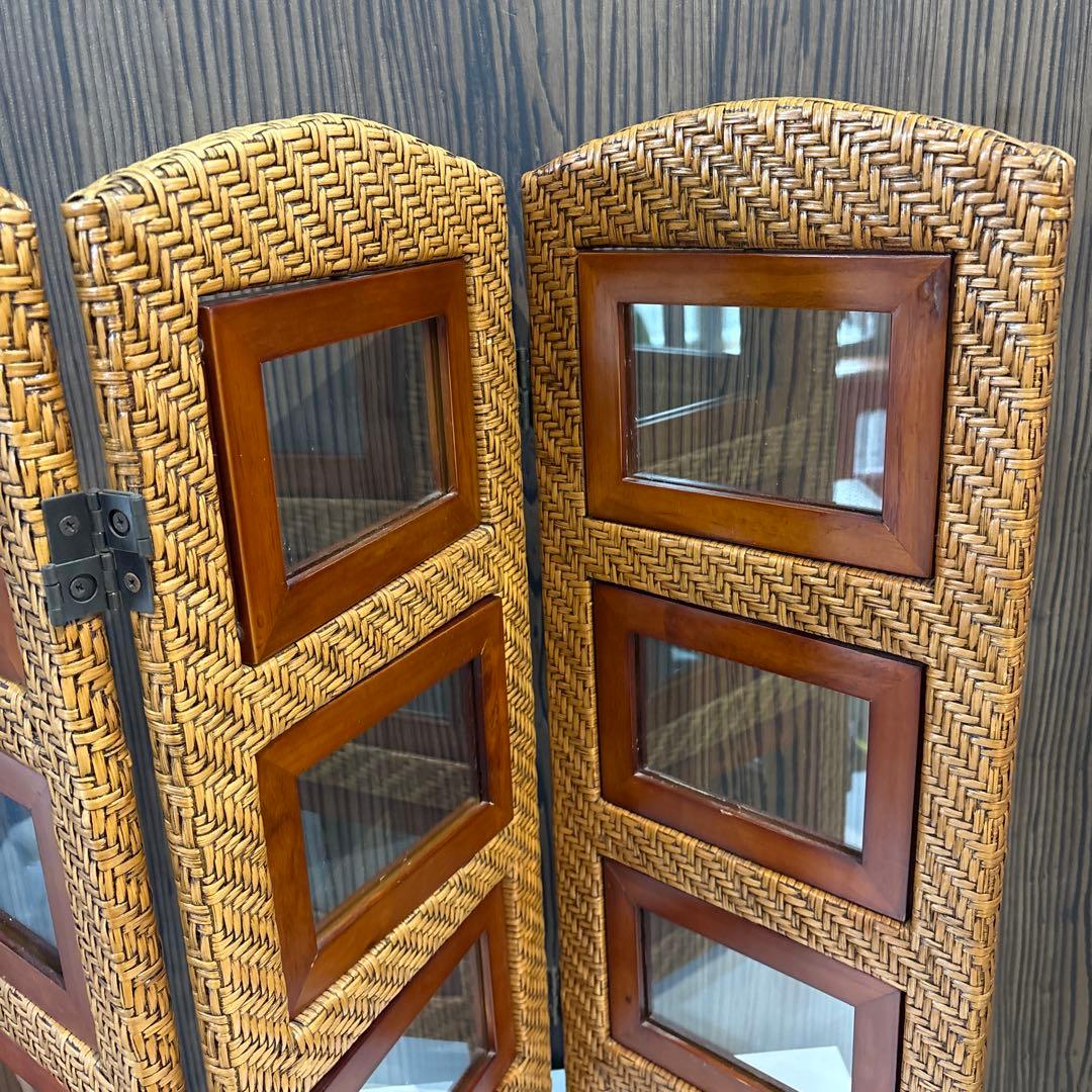 ラタン折りたたみフォトフレーム