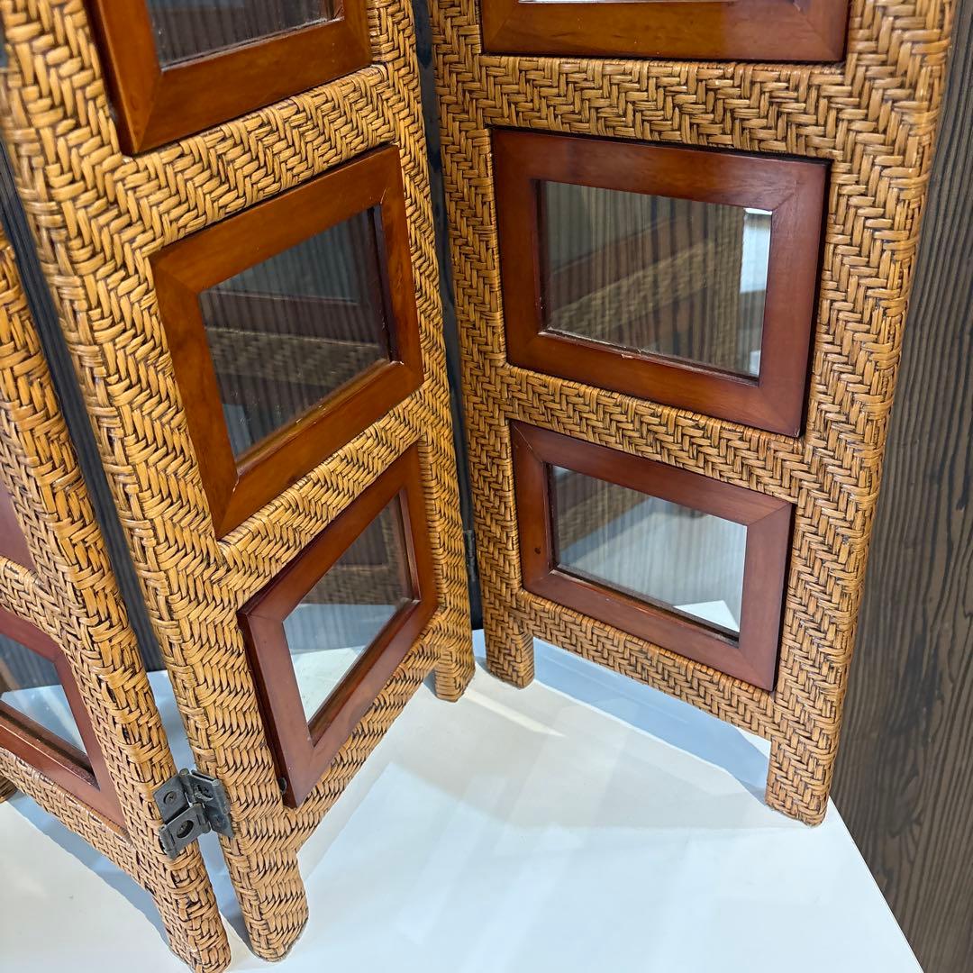 ラタン折りたたみフォトフレーム