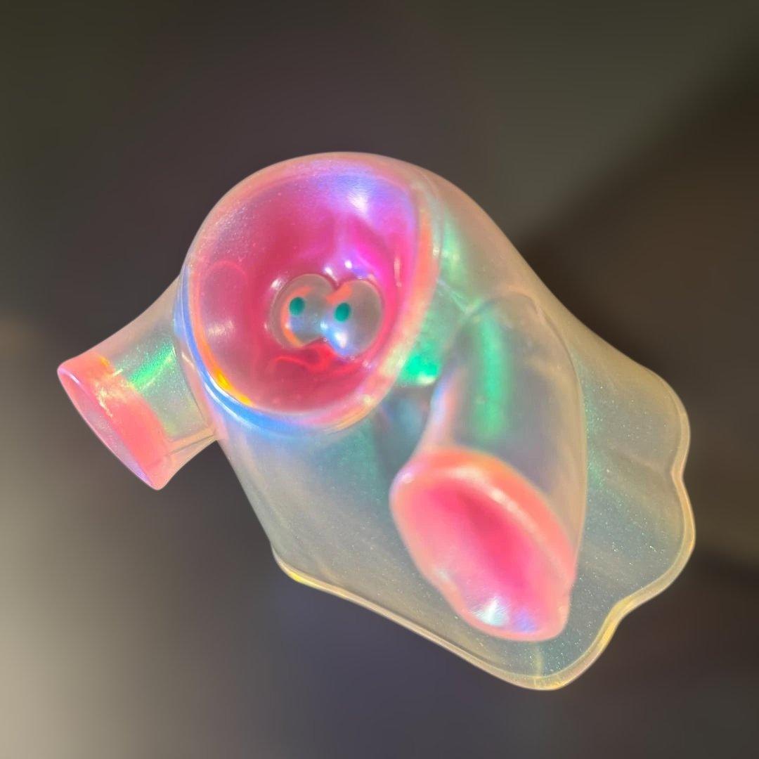 ゴースティー　HUMAN ROBOT　ソフビ　Ghostee　ヒューマンロボット