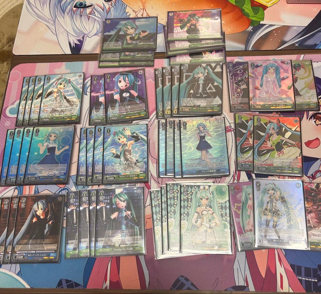 ヴァイスシュヴァルツ 引退品 まとめ売り らき☆すた 初音ミク ホロライブ WS