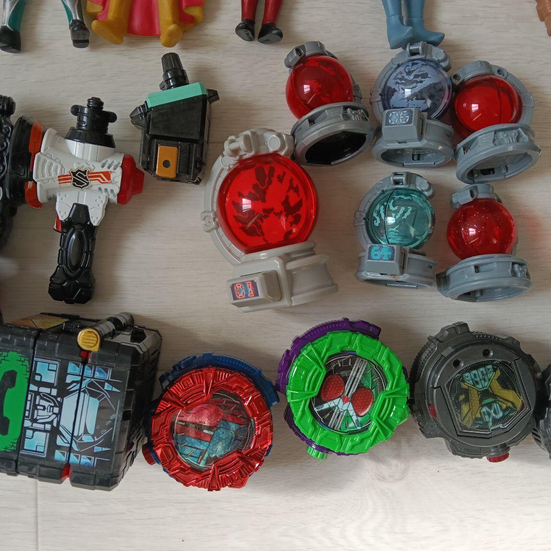 特撮ヒーローおもちゃ どっさり詰め合わせセット ウルトラマン・仮面ライダー他