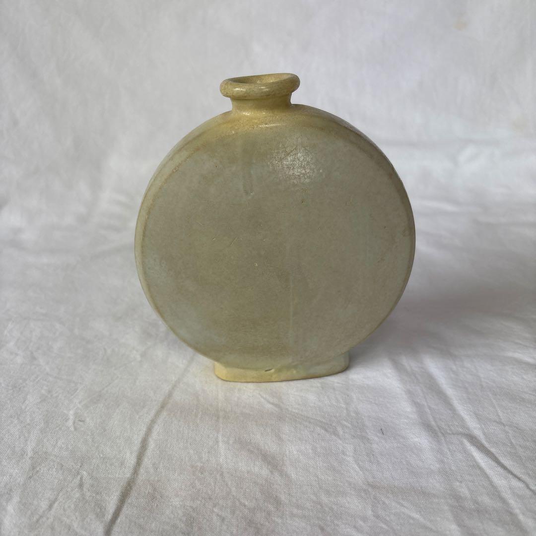 18世紀後半〜19世紀 李朝 白磁扁壺