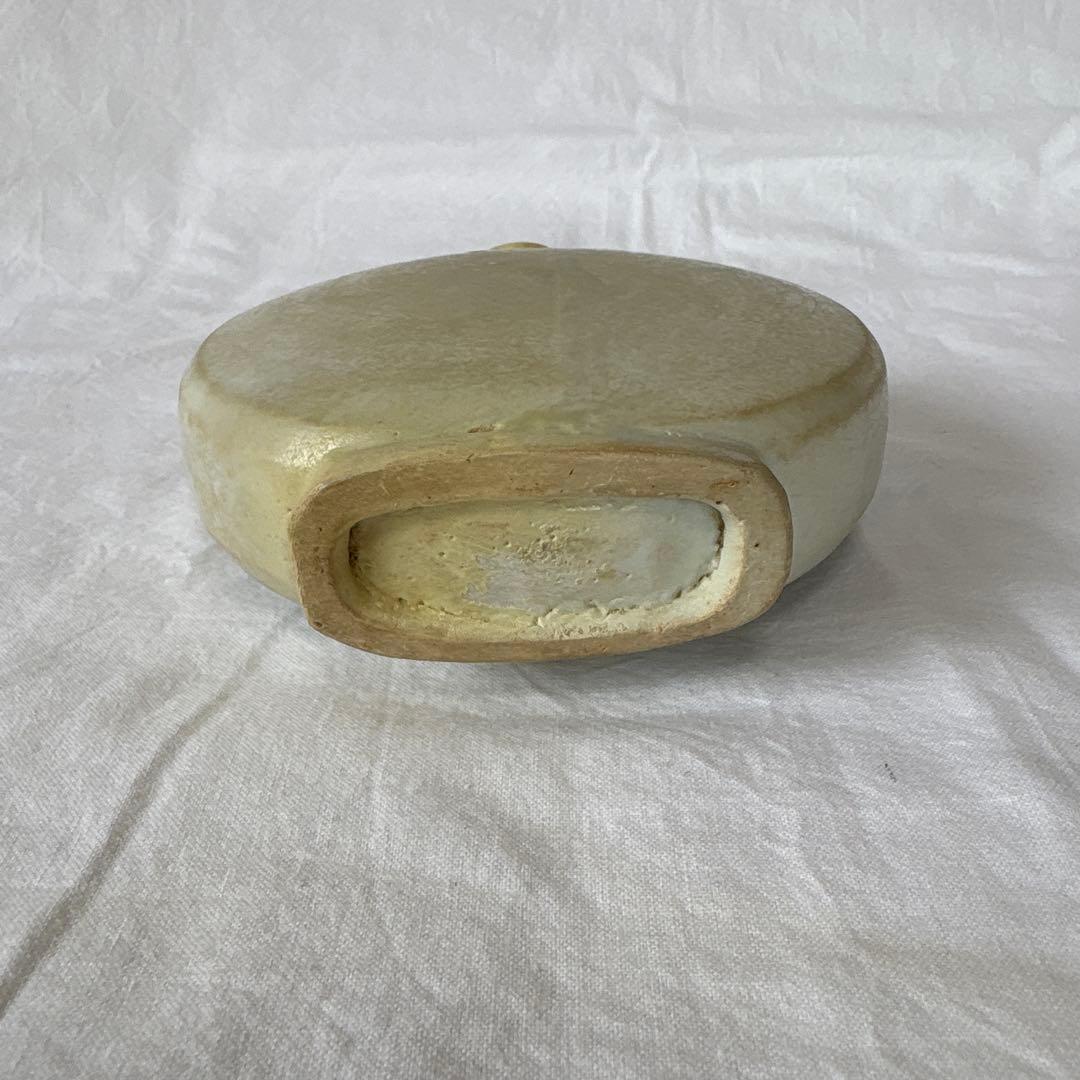 18世紀後半〜19世紀 李朝 白磁扁壺