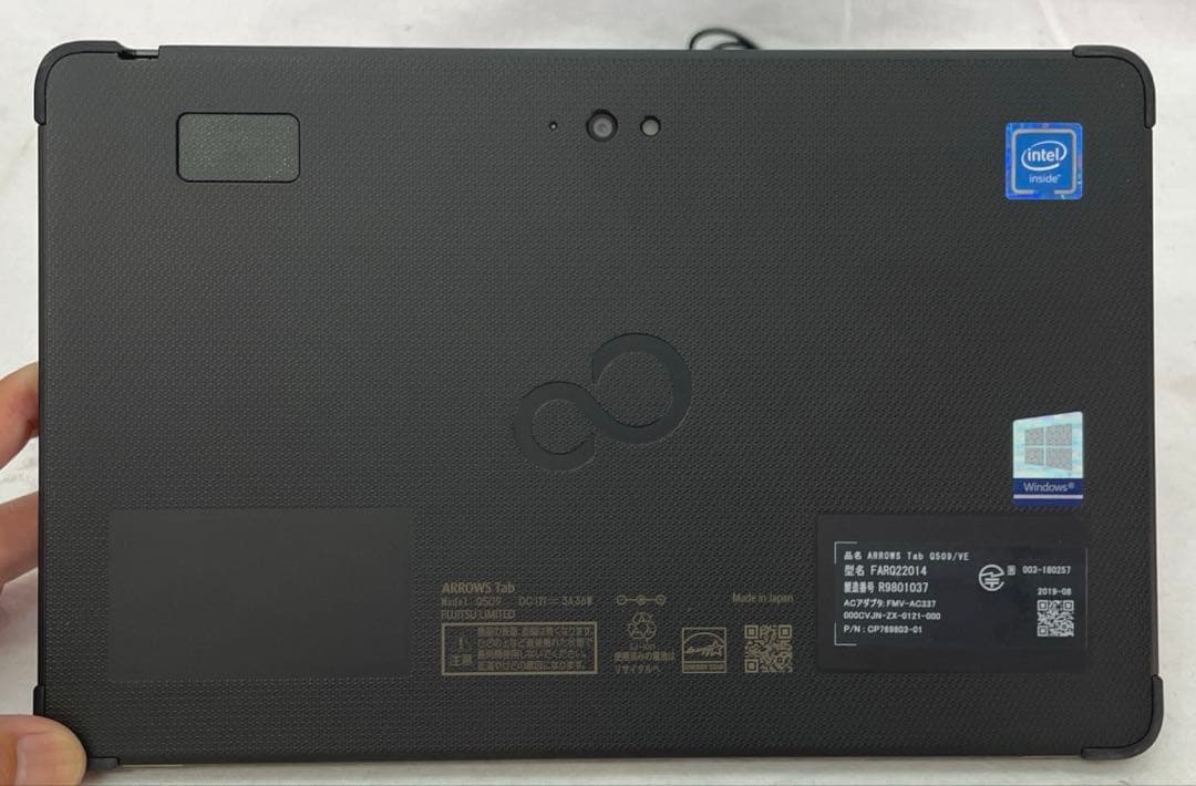 ARROWS Tab Q509/VE SSD128GB ペン付 超美品　#B