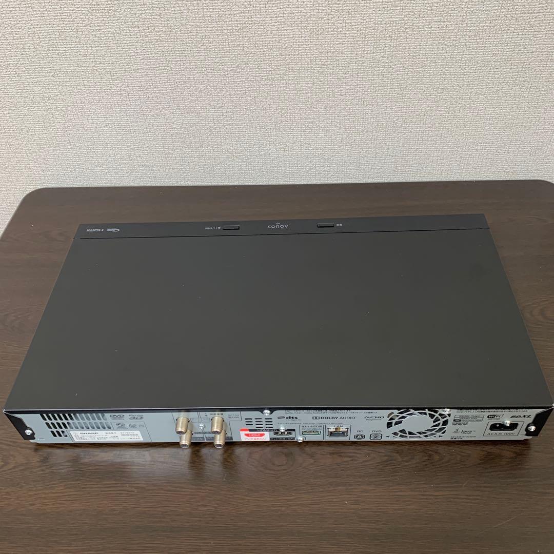 AQUOS 2B-C10BT3 1TB 3番組同時録画 ブルーレイレコーダー