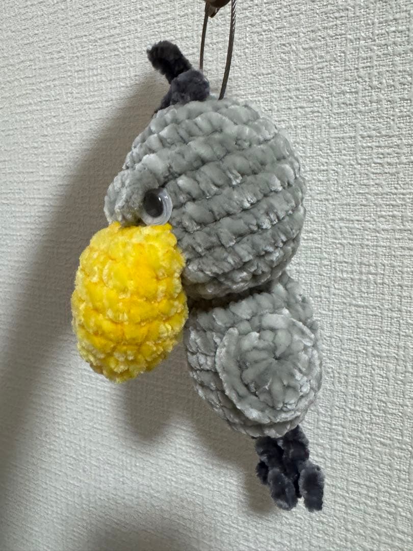 ハシビロコウ　BIGキーホルダー　あみぐるみ