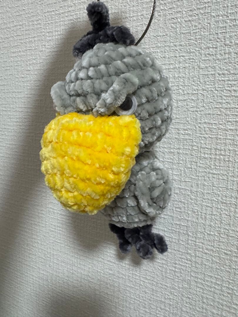 ハシビロコウ　BIGキーホルダー　あみぐるみ