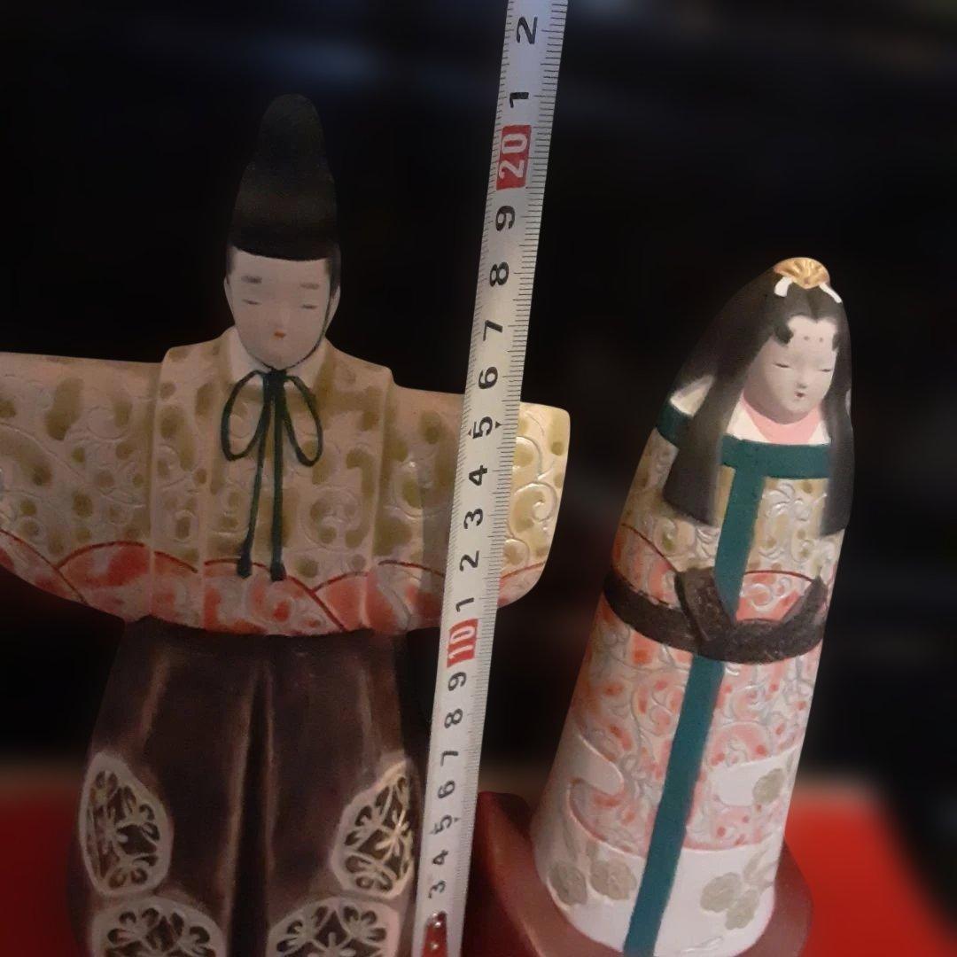 北秀窯　北岡秀雄作品　たちびな雛人形