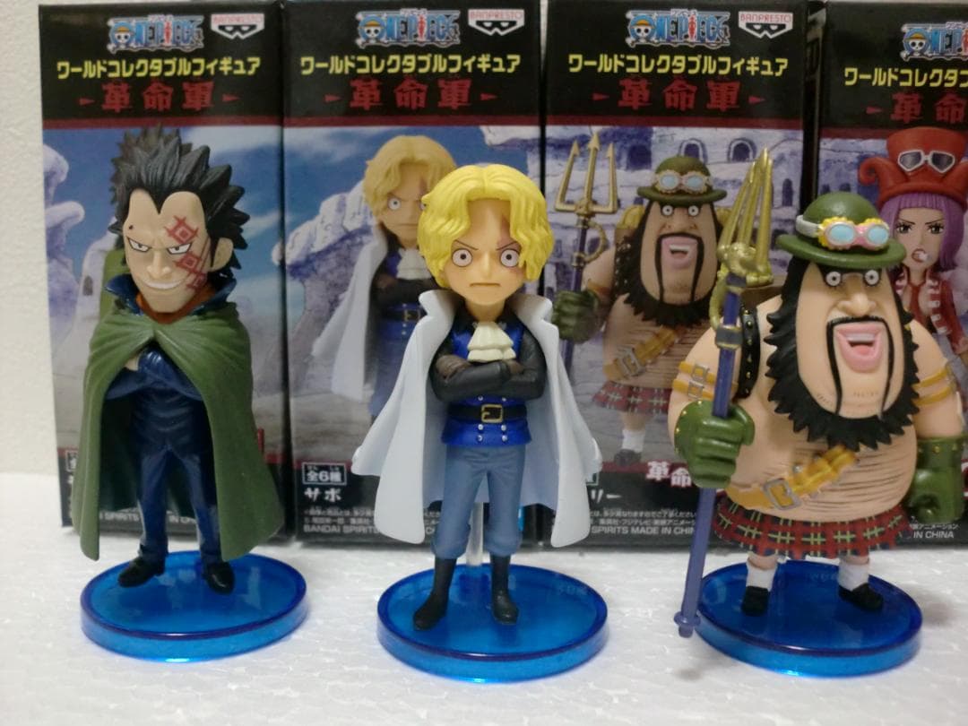ベティ カスタム 革命軍 コレクタブル ワーコレ ドラゴン モーリー サボ カラ