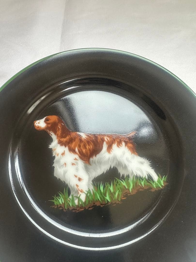 ティファニー　犬柄　皿　プレート