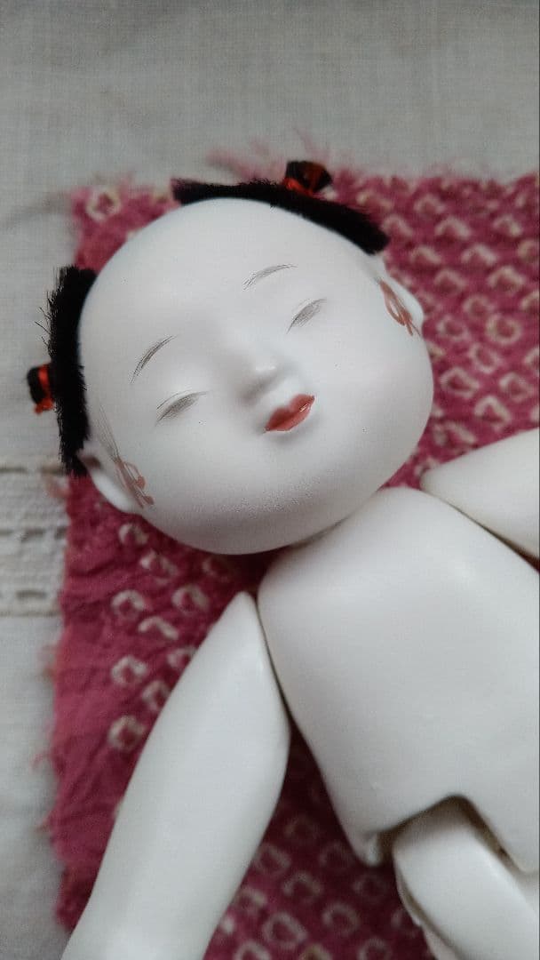 味岡人形　味岡映水　小さな二つ折り人形　裸人形　袖人形　豆市松　御所人形