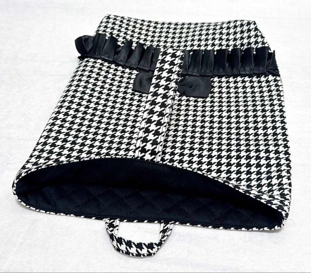 モノトーン×千鳥柄◆女の子　入園入学３点セット❤︎