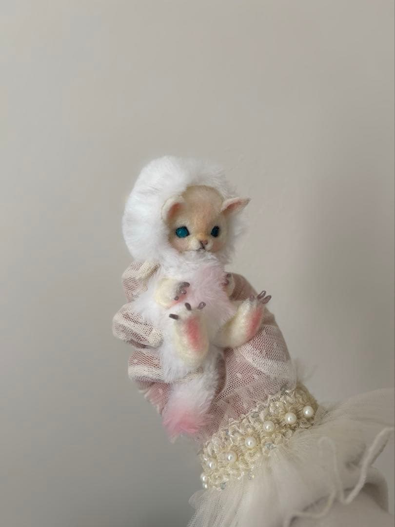 アートドール　No.073 ねこ幻獣　羊毛フェルト