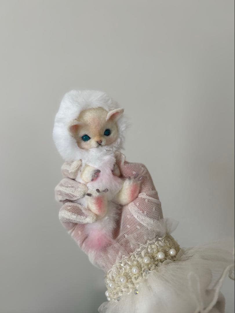 アートドール　No.073 ねこ幻獣　羊毛フェルト