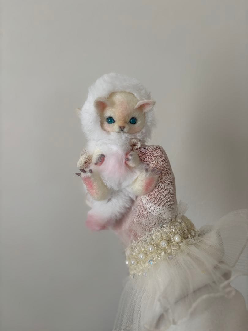 アートドール　No.073 ねこ幻獣　羊毛フェルト