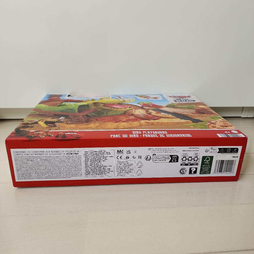 ディズニー カーズ マテル マックイーン おもちゃ 恐竜 プレイセット ミニカー
