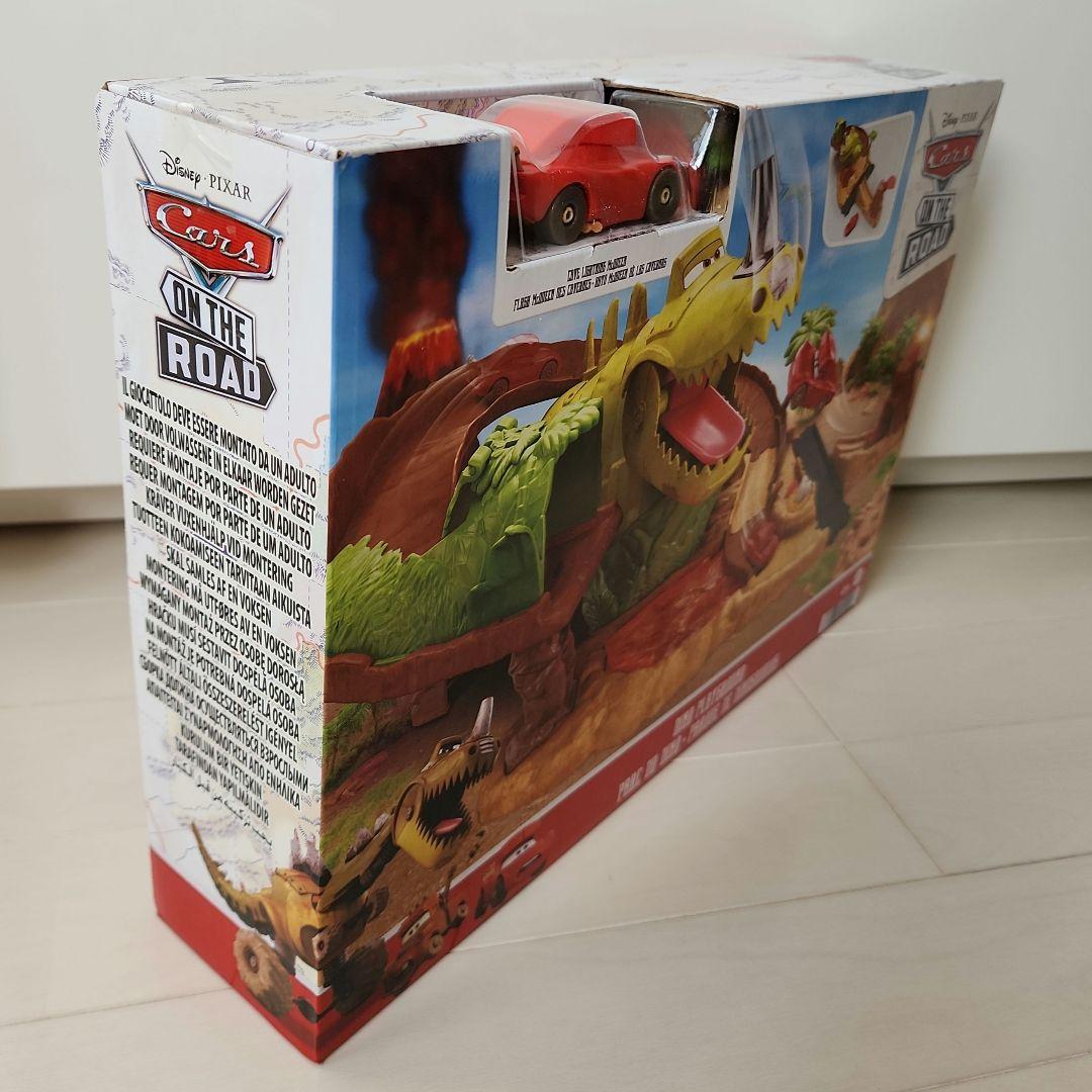 ディズニー カーズ マテル マックイーン おもちゃ 恐竜 プレイセット ミニカー