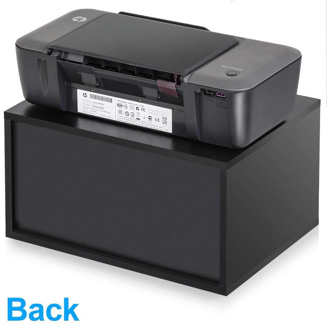 自宅のホームオフィスや学習スペースの整理整頓　プリンター台