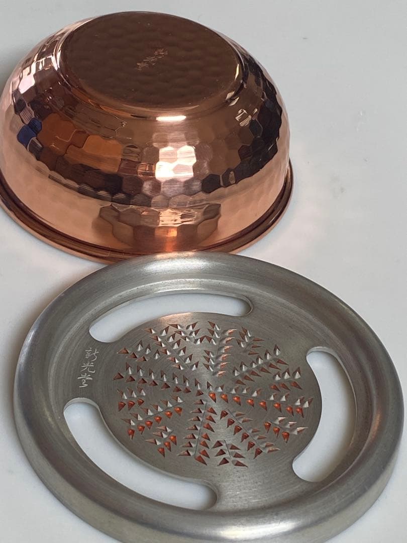 純銅おろし器 銅器 新光堂 新光金属 1回さ使用 薬味おろし