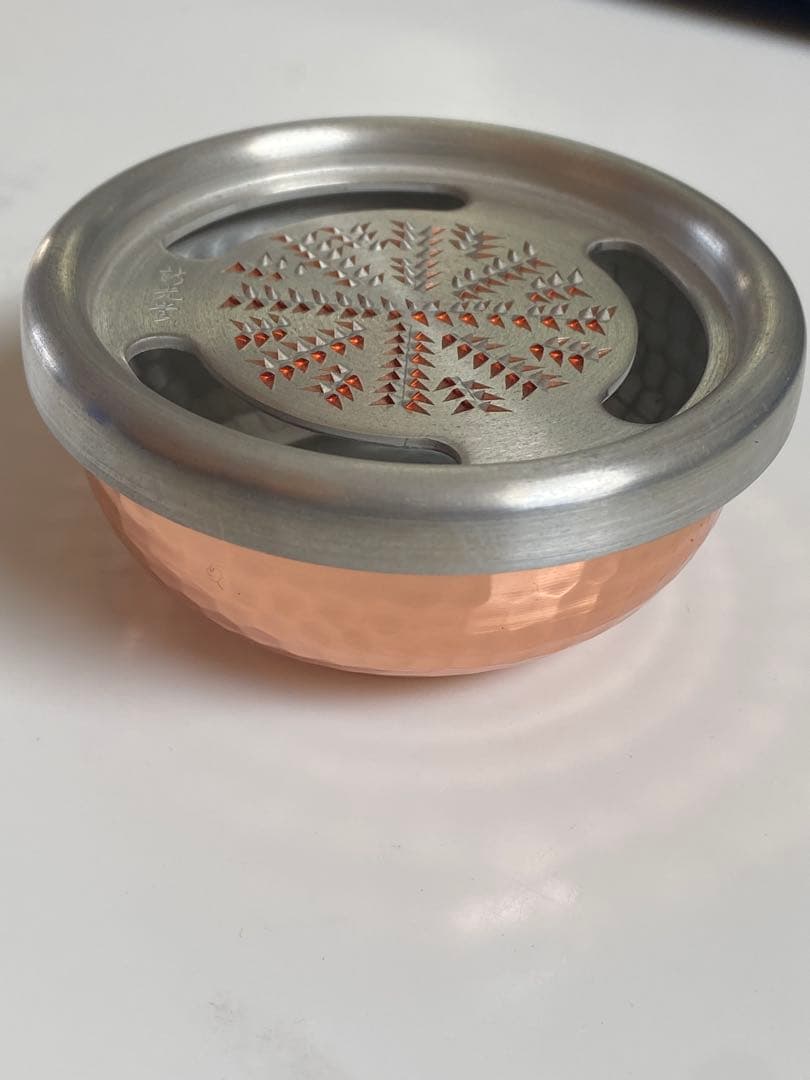 純銅おろし器 銅器 新光堂 新光金属 1回さ使用 薬味おろし