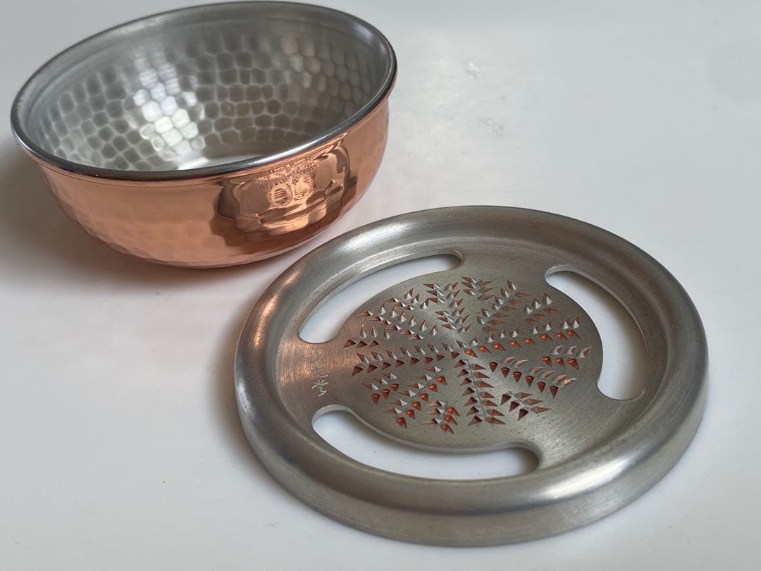 純銅おろし器 銅器 新光堂 新光金属 1回さ使用 薬味おろし