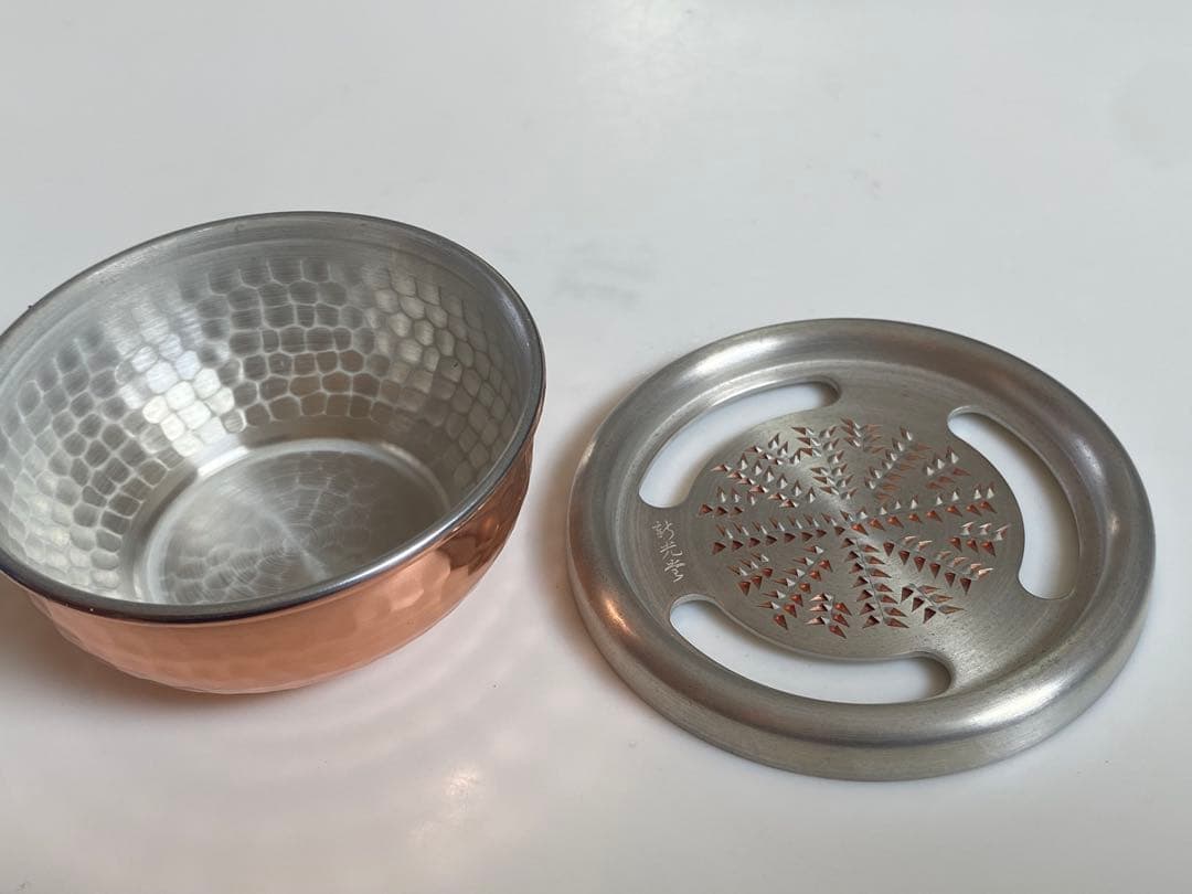 純銅おろし器 銅器 新光堂 新光金属 1回さ使用 薬味おろし