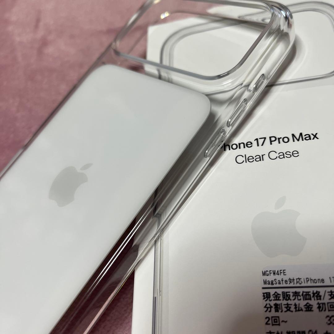 MagSafe対応iPhone17ProMax clear case