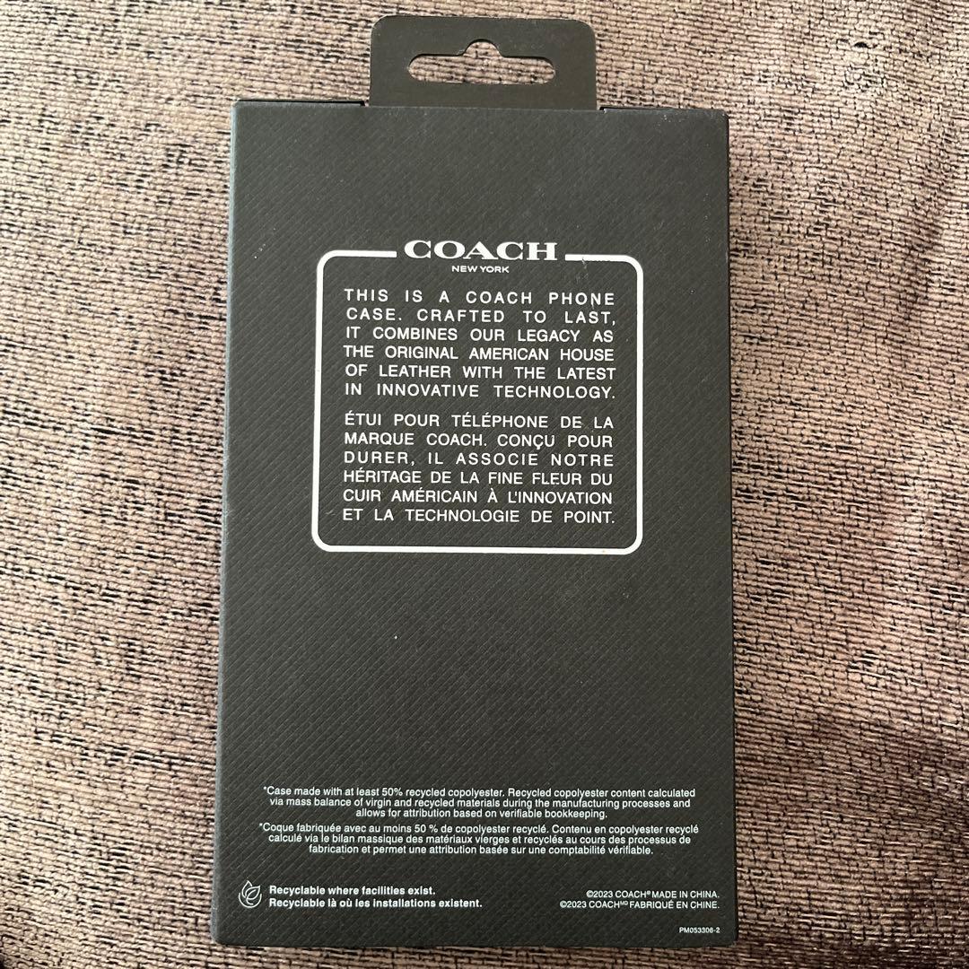 COACH iPhone 14 Pro ケース 恐竜デザイン