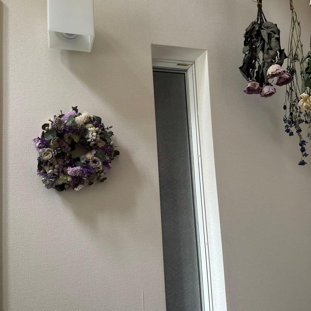 春宵〜スターチスとラナンキュラスのリース〜