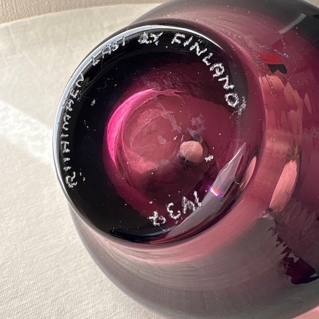 ヴィンテージ　リーヒマエンラシ　フラワーベース　花瓶　置物　北欧ヴィンテージ