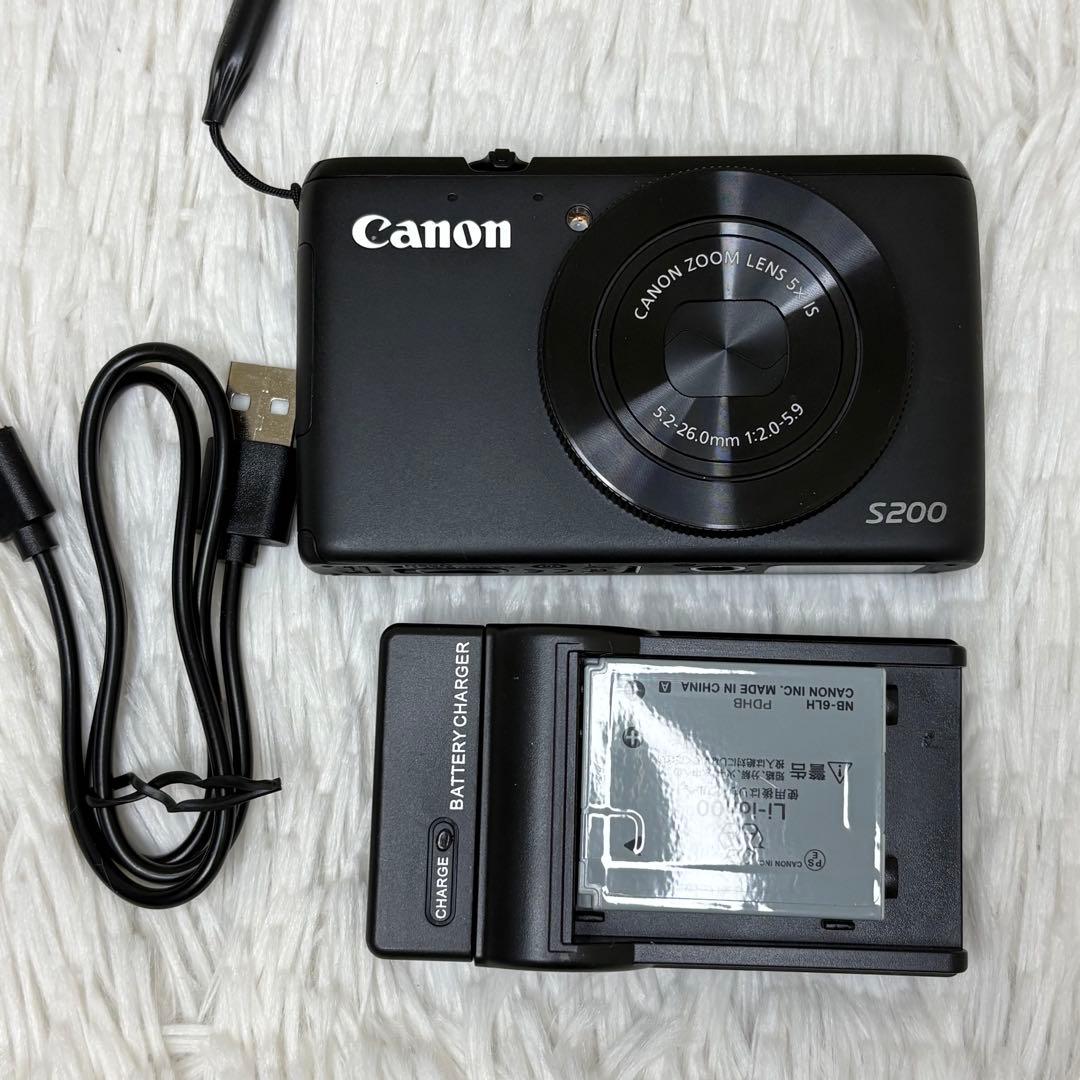美品　Canon PowerShot S200 PC2033 充電器　動作品