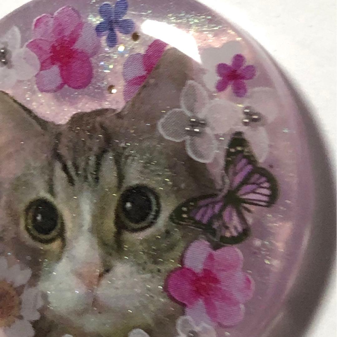 レジンヘアゴム　NO.282♡おすまし猫ちゃん