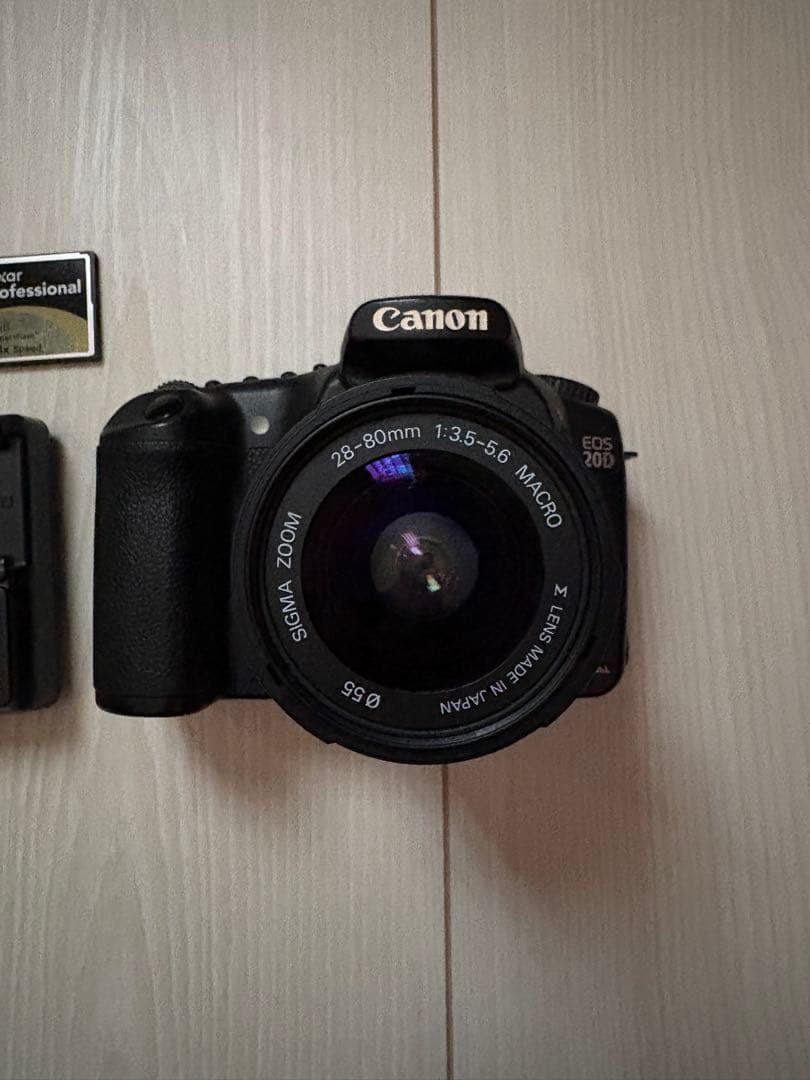 Canon EOS20D SIGMAレンズ付き 対応アタッチメント付き