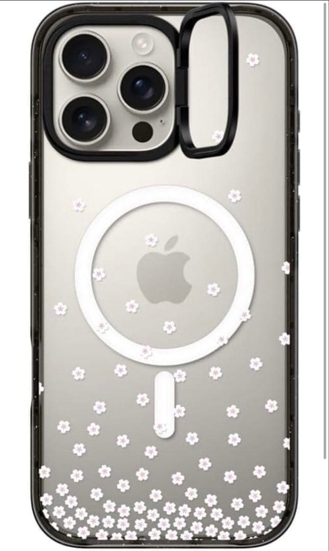 桜柄 casetify iphone16pro ケース sakura rain