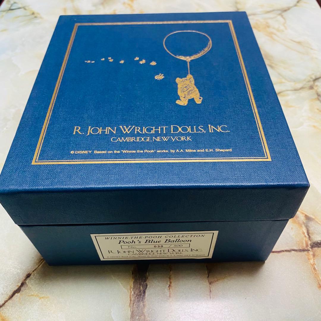 ぬいぐるみ R. John Wright Dolls Pooh's Blue Balloon