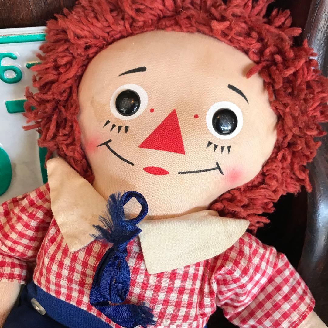 ラガディアン&アンディ　RAGGEDYANN ドール　ぬいぐるみ　ビンテージ