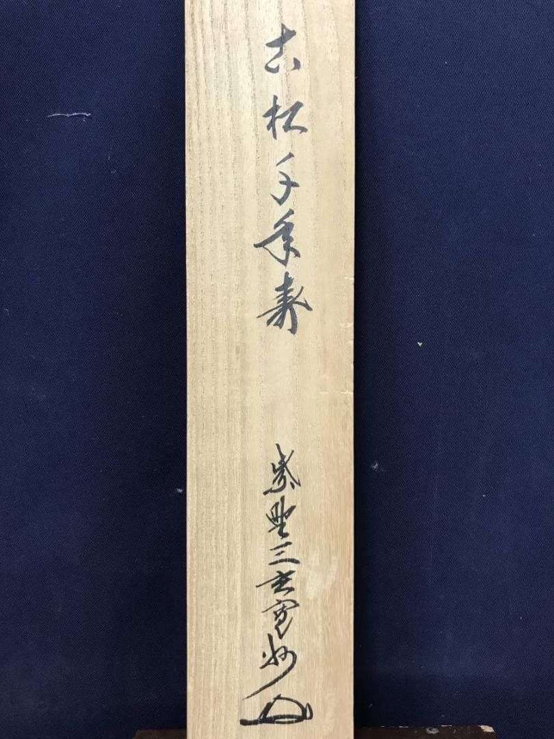 大徳寺/紫野/長谷川寛州/一行書/古松千年寿/禅語/掛軸/名家伝来/AC-778