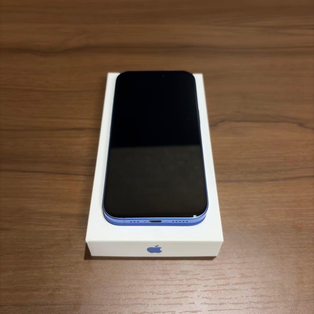 m*e様 iPhone16 128GB SIMフリー ウルトラマリン バッテリー